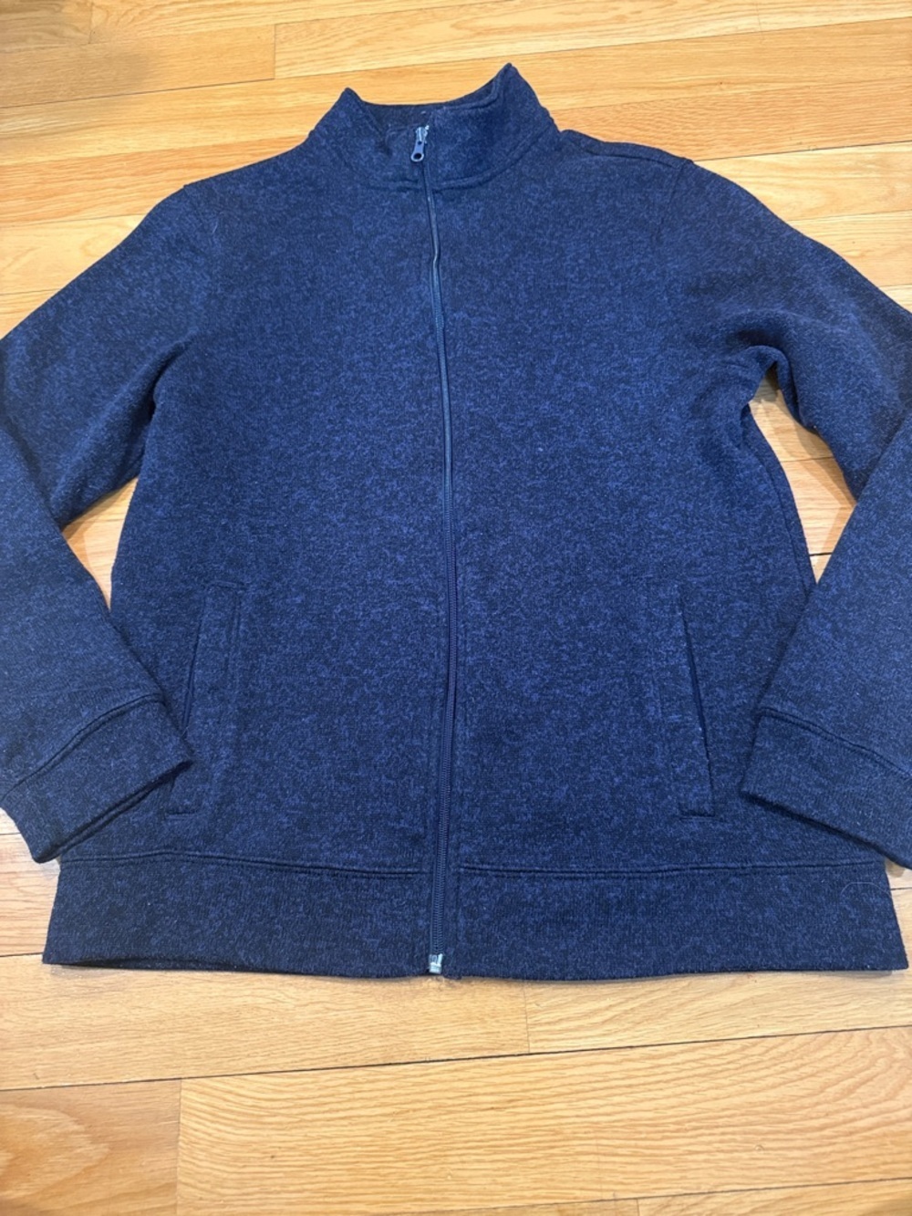 Old Navy full zip up fleece size large .